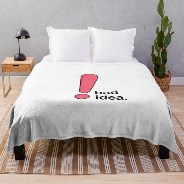 Item preview, Exclamation Mark Bad Idea Warning Message designed and sold by SassyArtistry.