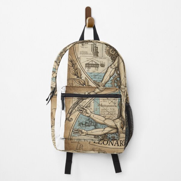 Item preview, Vitruvian Man Leonardo Da Vinci Geometry Dark Academia designed and sold by LEANBOY.