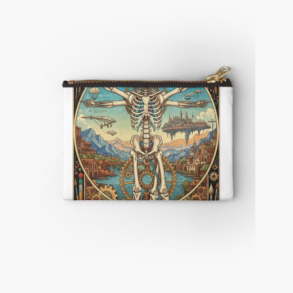 Item preview, Vitruvian Man Leonardo Da Vinci Geometry Dark Academia designed and sold by LEANBOY.