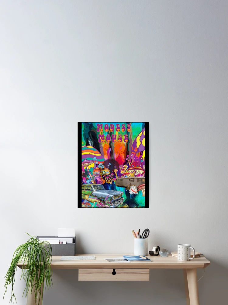 Thumbnail 2 of 3, Poster, Modest Mouse Psychedelic designed and sold by beProgrammer.