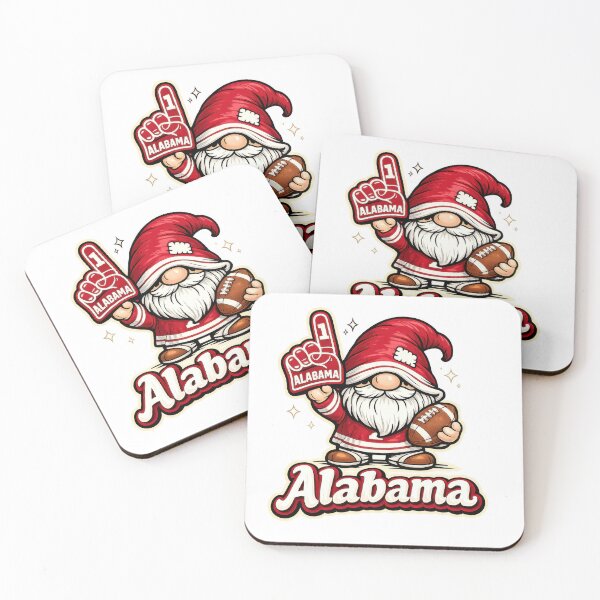 Item preview, Alabama Football Gnome with Foam Finger and Santa Hat designed and sold by Moriarty's Digital Visions.