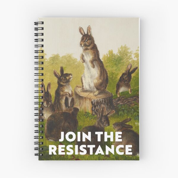 Item preview, Rebellious Rabbits - Join The Resistance designed and sold by OhFineArt.