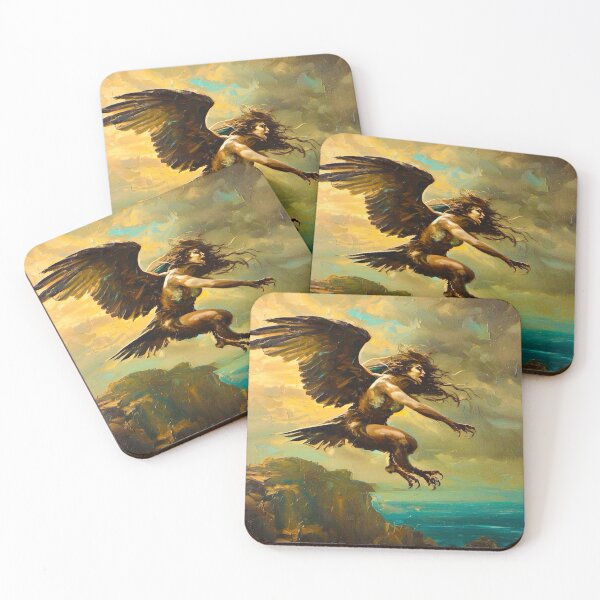 Item preview, Harpy of the Raging Sea  designed and sold by TinCatOutPost.