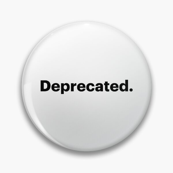 Item preview, Deprecated | Anti AI Saying (Black text) designed and sold by STUDIO-72.