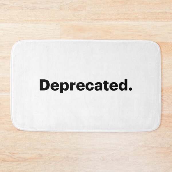 Item preview, Deprecated | Anti AI Saying (Black text) designed and sold by STUDIO-72.