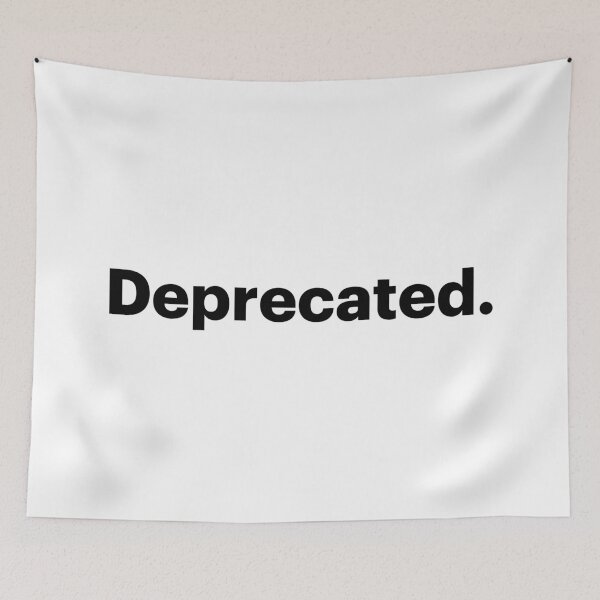 Item preview, Deprecated | Anti AI Saying (Black text) designed and sold by STUDIO-72.