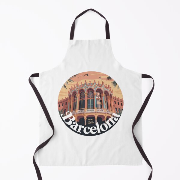 Item preview, Palau Musica View - Barcelona Retro Art - Architecture Illustration designed and sold by CircinusStore.