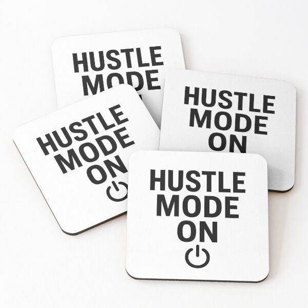 Item preview, Hustle Mode On Motivational Typography Design designed and sold by iqbalsamani.