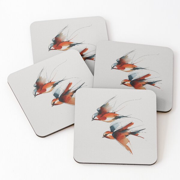 Item preview, Elegant Swallows in Flight designed and sold by lautir.