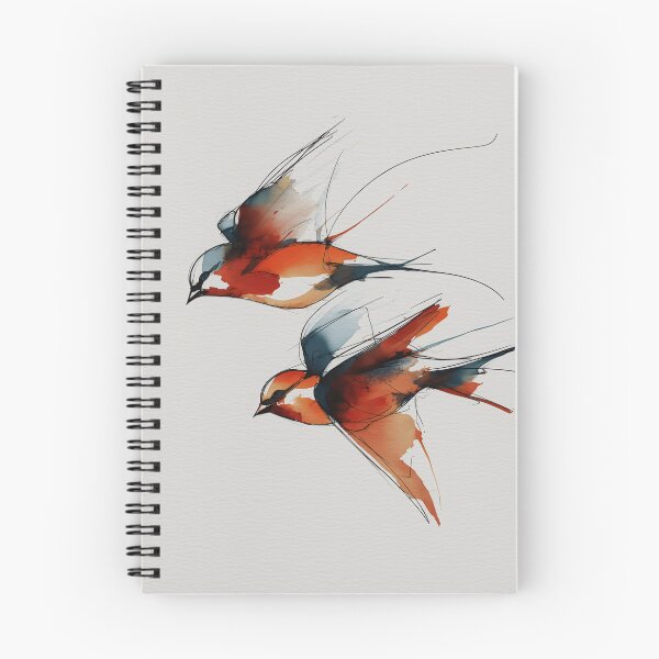 Item preview, Elegant Swallows in Flight designed and sold by lautir.
