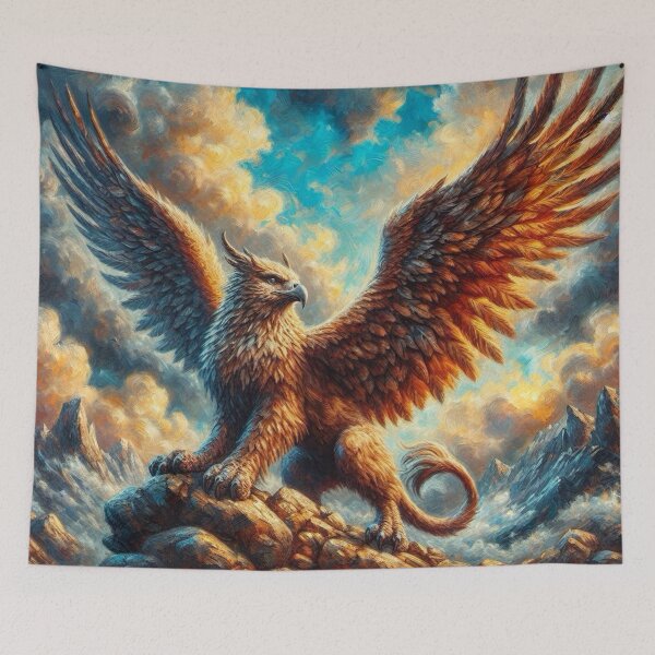 Item preview, Griffin Wings of Thunder designed and sold by TinCatOutPost.