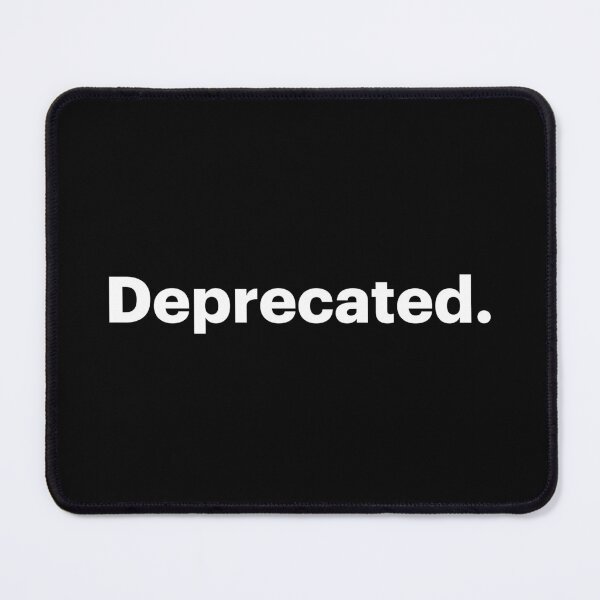 Item preview, Deprecated | Anti AI Saying (White text) designed and sold by STUDIO-72.