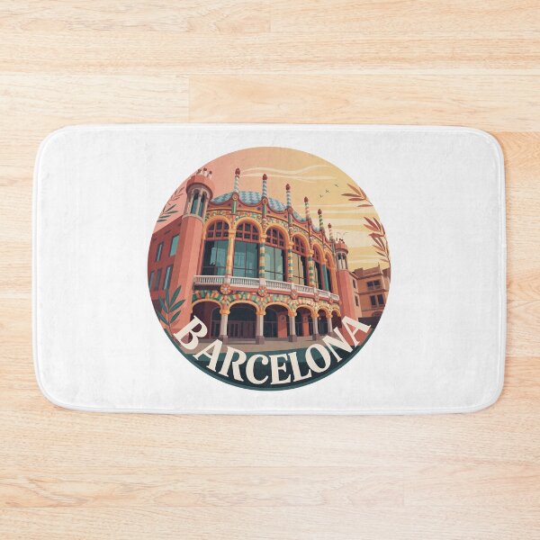 Item preview, Palau Musica View - Barcelona Retro Art - Architecture Illustration designed and sold by CircinusStore.