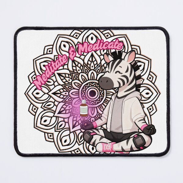 Item preview, Meditate and Medicate Mindfullness EDS designed and sold by ZebraDazzleDesigns.