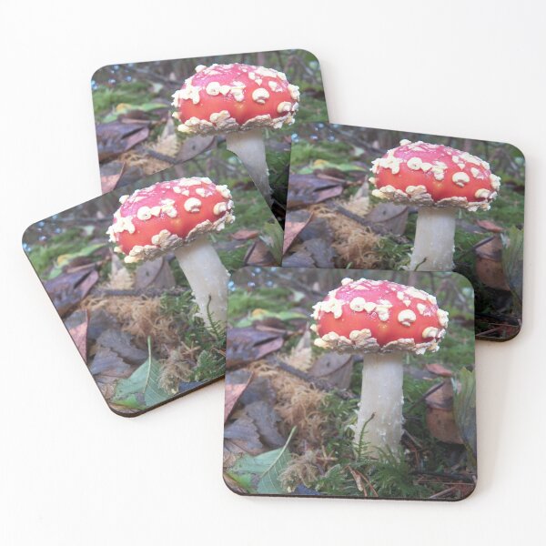 Item preview, Amanita Mushroom in Forest designed and sold by Jumbled Mind.