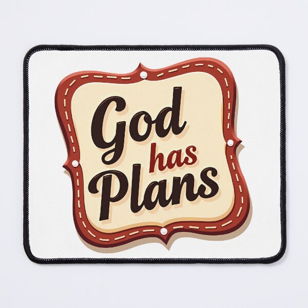 Item preview, God Has Plans Faith Inspiration Design designed and sold by Pastor Reeves Studio.