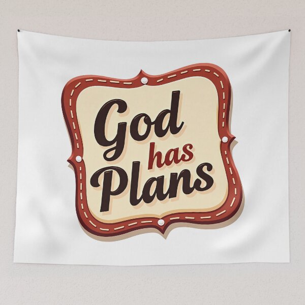 Item preview, God Has Plans Faith Inspiration Design designed and sold by Pastor Reeves Studio.