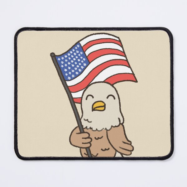 Item preview, Cute Eagle Celebrating USA designed and sold by NinniSilver.