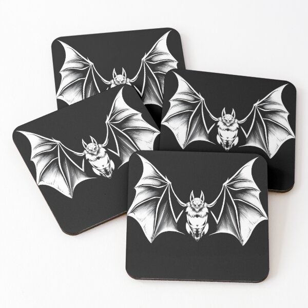 Item preview, Dark Winged Bat Illustration – Gothic Night Creature designed and sold by Paranormal Peaks.