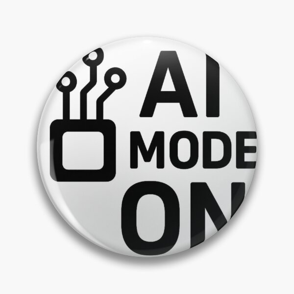Item preview, AI Mode On – Futuristic Tech Typography Design designed and sold by iqbalsamani.