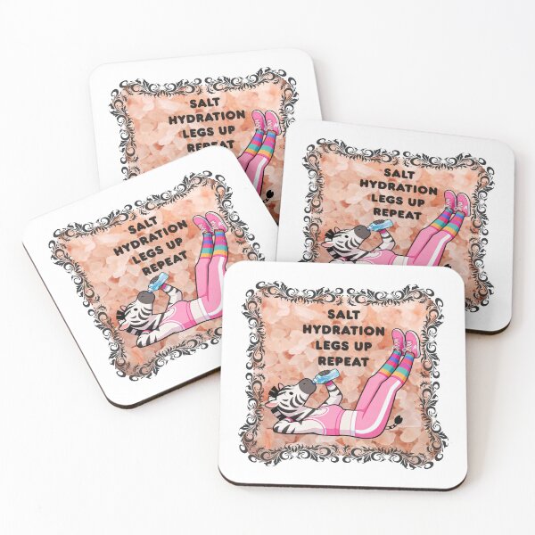 Item preview, Salt Hydration Legs Up Repeat POTs Salty Ehlers Danlos Syndrome designed and sold by ZebraDazzleDesigns.