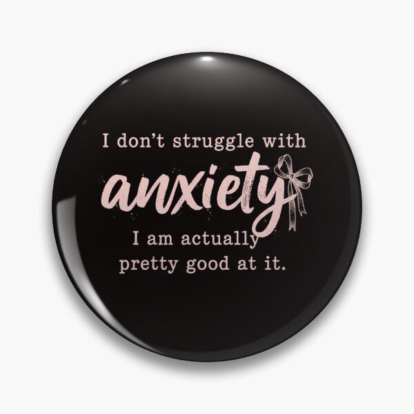 Item preview, Funny, Sarcastic Anxiety Quote, Witty Mental Health Design, Funny Quote, Anxiety Humor designed and sold by DesignDenDo ⭐⭐⭐⭐⭐.