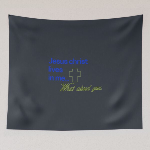 Item preview, Jesus Christ lives in me-what about you T-shirt  designed and sold by IRONIKDESIGN.