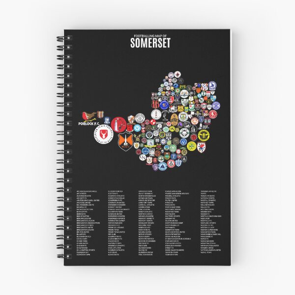 Item preview, Mens Footballing Map of Somerset designed and sold by Footy-Maps.