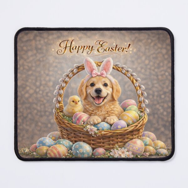 Item preview, Cute Golden Retriever Easter Bunny designed and sold by GivingJoy.