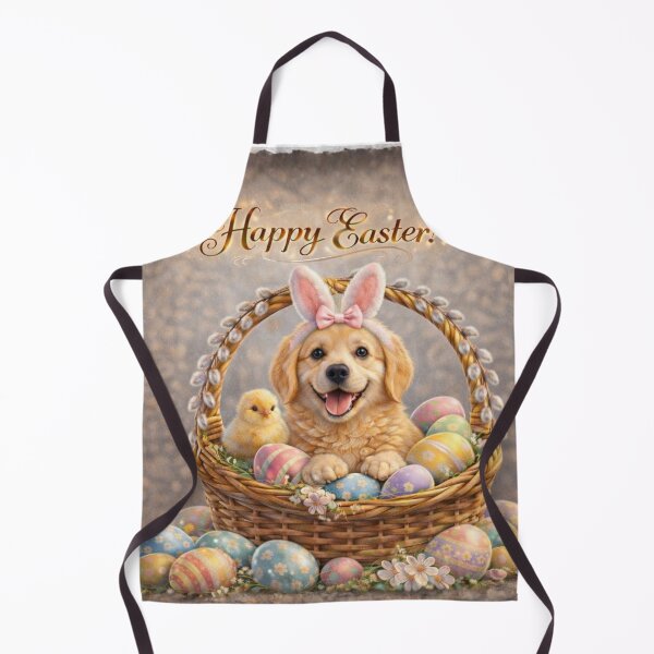 Item preview, Cute Golden Retriever Easter Bunny designed and sold by GivingJoy.