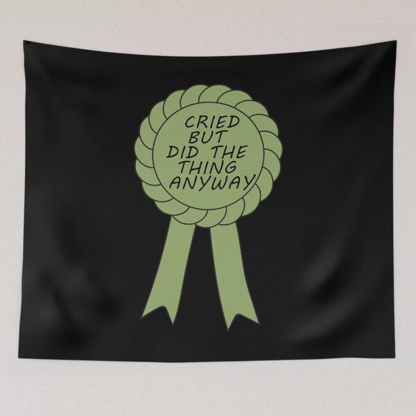 Item preview, Did The Thing Anyway Green designed and sold by GabbyKash.