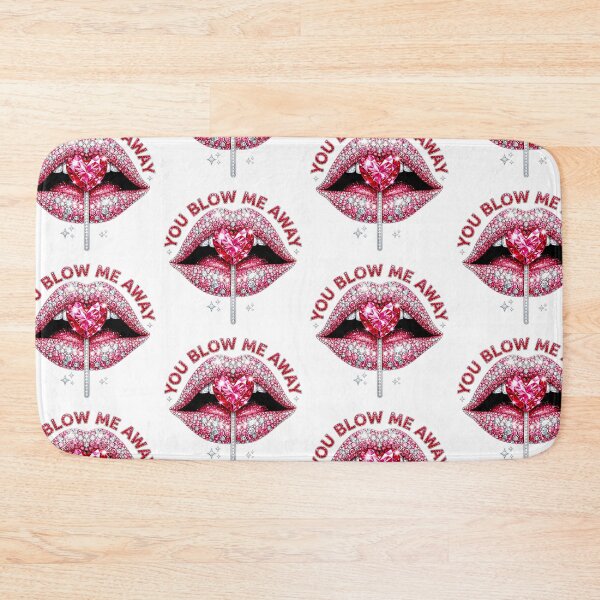 Item preview, You Blow Me Away - Diamond Lips & Heart Lollipop Art designed and sold by Krasnovaovaova.