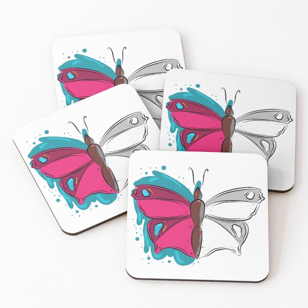 Item preview, Colorful Half Butterfly Contrast designed and sold by Antiope33.