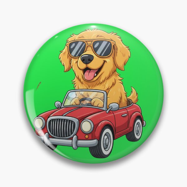 Item preview, Golden Retriever Cruising – Design on All Your Favorite Products designed and sold by Bittor18.