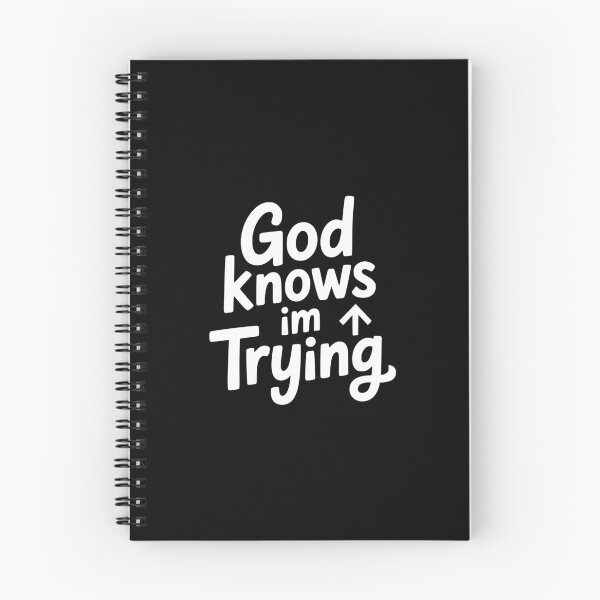 Item preview, God Knows Im Trying designed and sold by theartfulaspie.