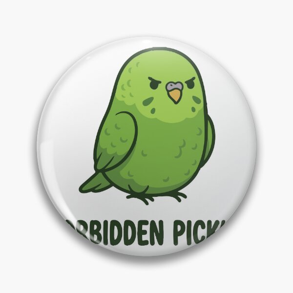 Item preview, The Forbidden Pickle Funny Green Budgie designed and sold by Petzzz.