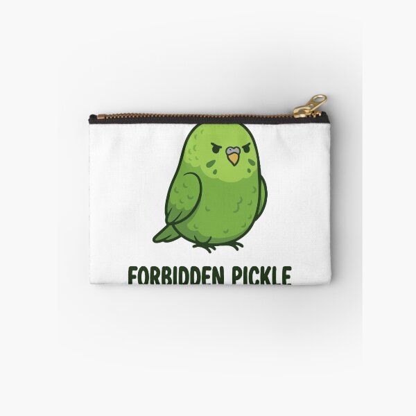 Item preview, The Forbidden Pickle Funny Green Budgie designed and sold by Petzzz.