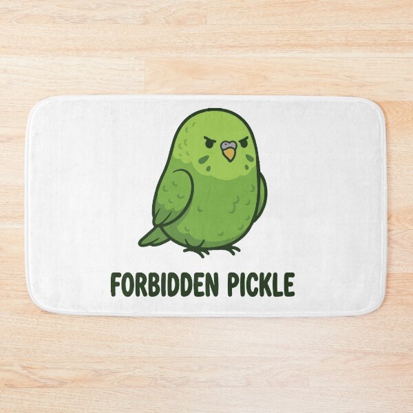 Item preview, The Forbidden Pickle Funny Green Budgie designed and sold by Petzzz.