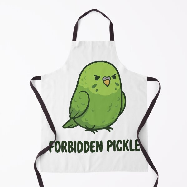 Item preview, The Forbidden Pickle Funny Green Budgie designed and sold by Petzzz.