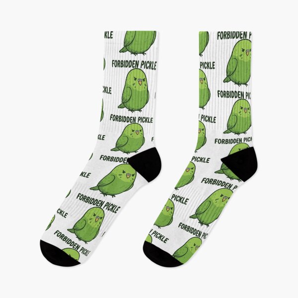 Item preview, The Forbidden Pickle Funny Green Budgie designed and sold by Petzzz.