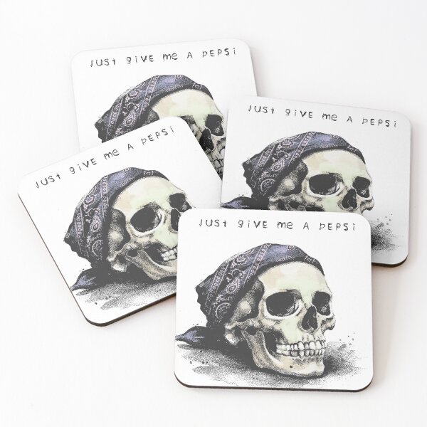 Item preview, Give me a Pepsi - Skull Illustration  designed and sold by Ignorante.