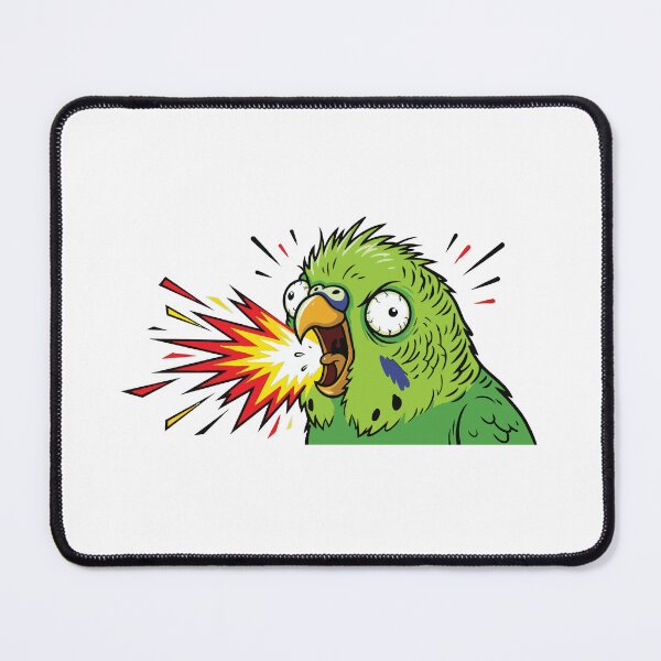 Item preview, Screaming Budgie AAAAA Loud Bird Art designed and sold by Petzzz.