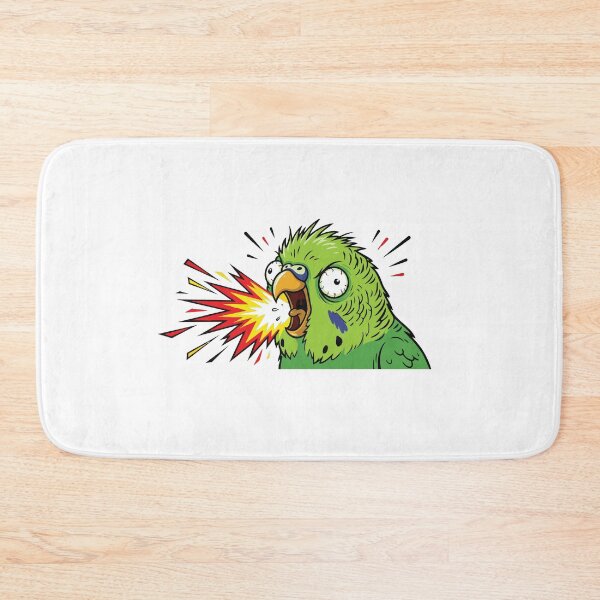 Item preview, Screaming Budgie AAAAA Loud Bird Art designed and sold by Petzzz.