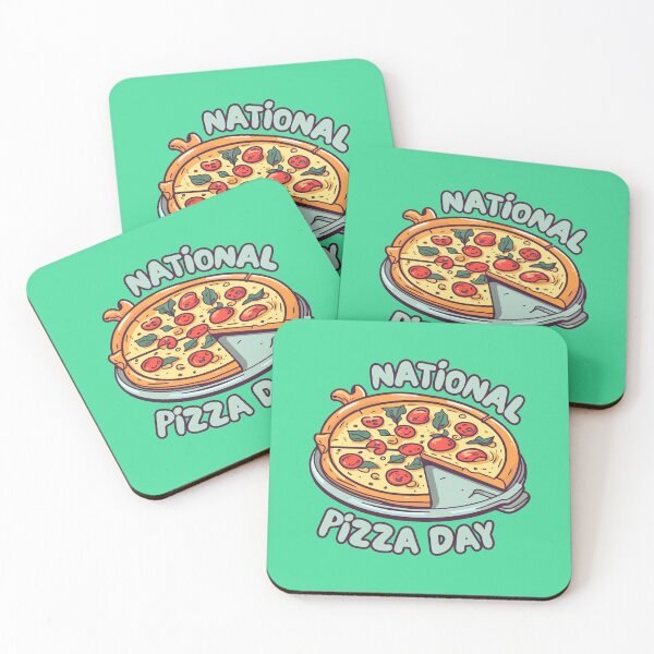 Item preview, National Pizza Day designed and sold by GOLDENGARDENART.