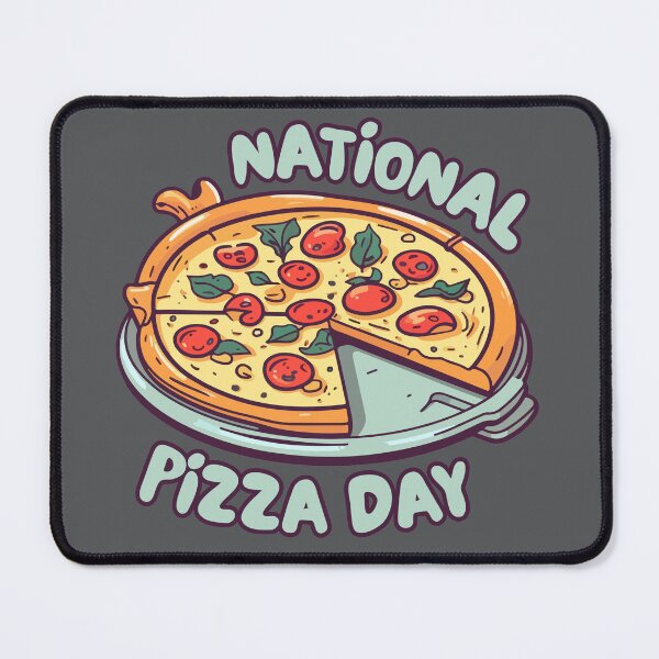 Item preview, National Pizza Day designed and sold by GOLDENGARDENART.