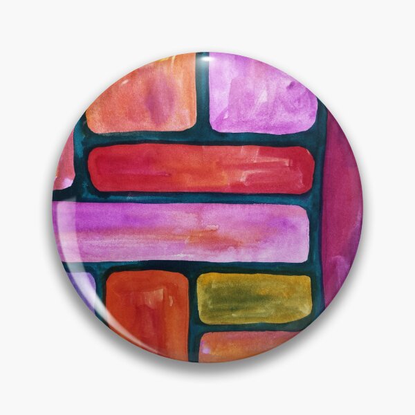 Item preview, Mod Bricks Watercolor designed and sold by Charlene Lanzel.