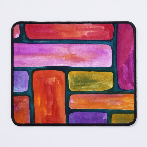 Item preview, Mod Bricks Watercolor designed and sold by Charlene Lanzel.