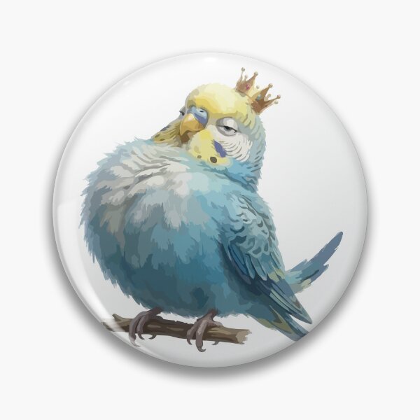 Item preview, The Boss Tiny King Budgie Parakeet designed and sold by Petzzz.
