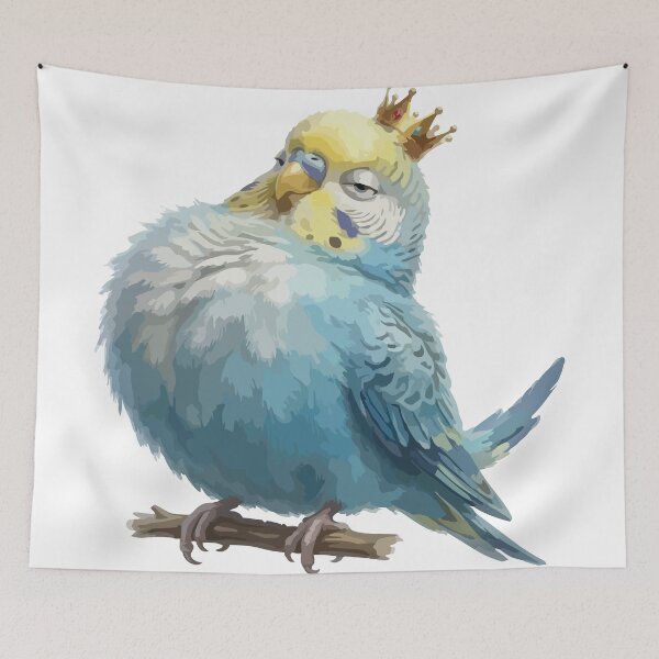 Item preview, The Boss Tiny King Budgie Parakeet designed and sold by Petzzz.