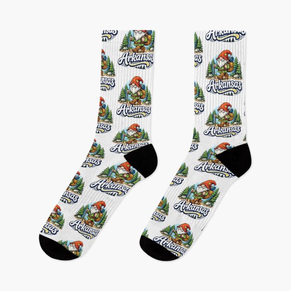 Item preview, Hiking Gnome in the Pines – Arkansas Adventure Art designed and sold by Moriarty's Digital Visions.